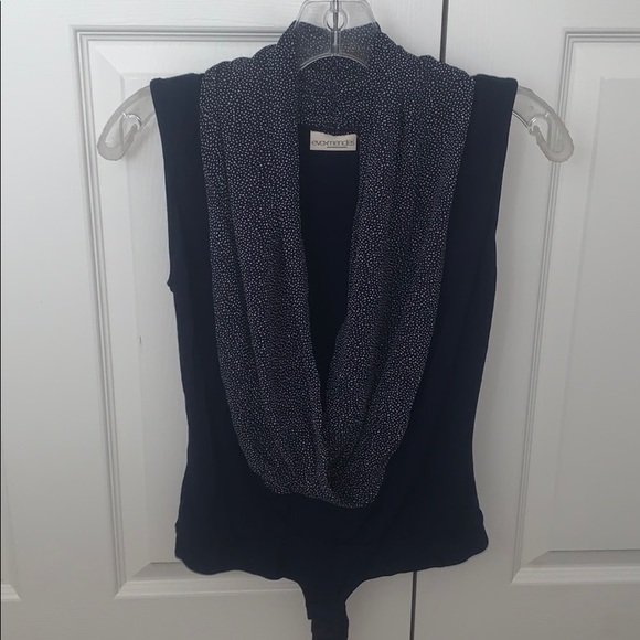 Navy Blue Bodysuit NY & Company NWT - Picture 4 of 4